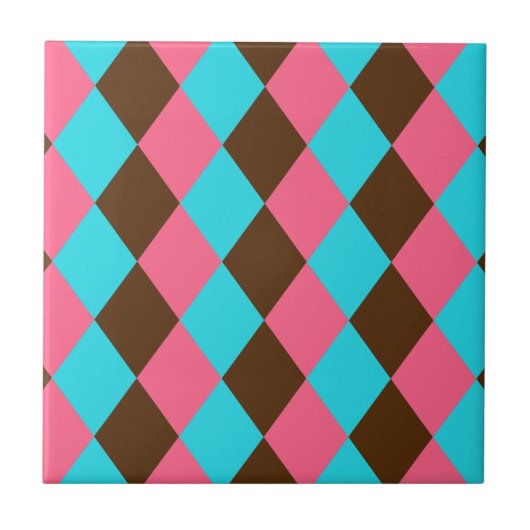 Harlequin, Chocolate Pastelセラミックタイル タイル (正面)