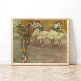 Harlequin Dance, Degas ポスター