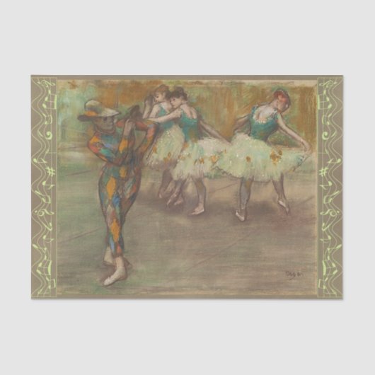 Harlequin Dance, Degas 薄葉紙 (正面)