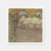 Harlequin Dance, Degas Art スタンダードカクテルナプキン (正面)