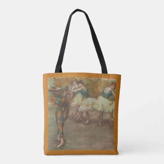 Harlequin Dance, Degas Art トートバッグ (裏面)