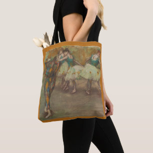 Harlequin Dance, Degas Art トートバッグ