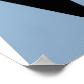 Harlequin Diamond Pattern – 青と埃の多い薄紫 ポスター (角)