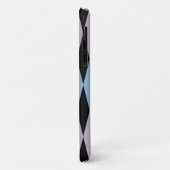Harlequin Diamond Pattern – 青と埃の多い薄紫 Case-Mate iPhoneケース (裏面/左)
