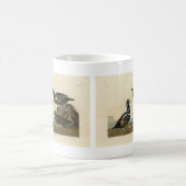 Harlequin Duck - Audubon's Birds of America コーヒーマグカップ (中央)
