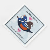 Harlequin Ducks Lovebirds Any Anniversary Year (コーナー)