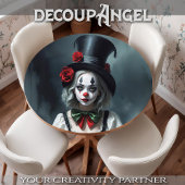 Harlequin Girl Decopage 薄葉紙