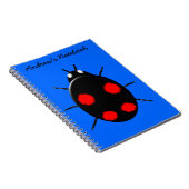 Harlequin Ladybirdカスタマイズ可能なノートブック ノートブック (右側)