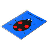 Harlequin Ladybirdカスタマイズ可能なノートブック ノートブック (左側)
