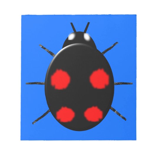 Harlequin Ladybirdメモ帳 ノートパッド (正面)