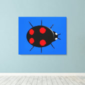 Harlequin Ladybird Canvas Print キャンバスプリント (インサイチュ (ウッドフロア))