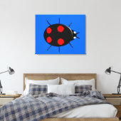 Harlequin Ladybird Canvas Print キャンバスプリント (インサイチュ (寝室))