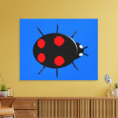 Harlequin Ladybird Canvas Print キャンバスプリント (インサイチュ (リビング))