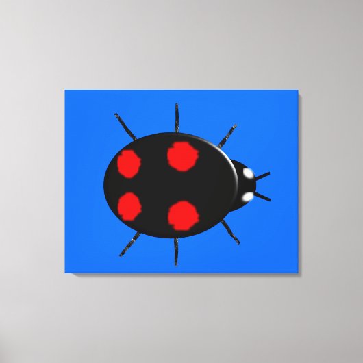 Harlequin Ladybird Canvas Print キャンバスプリント (正面)