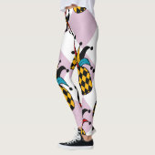 Harlequin Pineapple：定型化ドードルヴィンテージ レギンス (左)