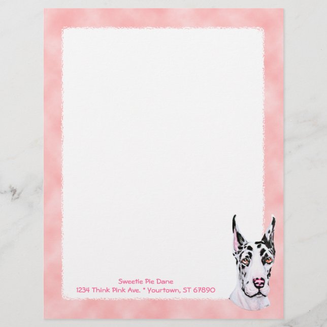 Harlequin Pupピンクチェック (正面)