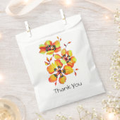 Harlequin Tricolor Sparaxis水色 フェイバーバッグ (クリップ留めされた状態)