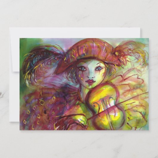 HARLEQUIN VIOLINIST MASQUERADE Mardi Grasパーティー (正面)