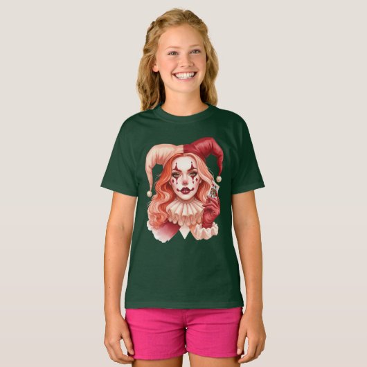 Harlequin with a 遊's Card Tシャツ (正面フル)