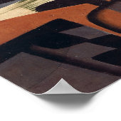 Harlequin with a Guitar, 1917 ポスター (角)