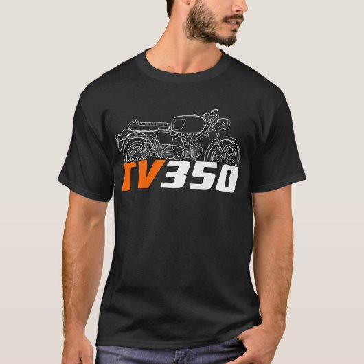 Harley-Davidson Aermacchi TV 350 1971 Tシャツ (正面)