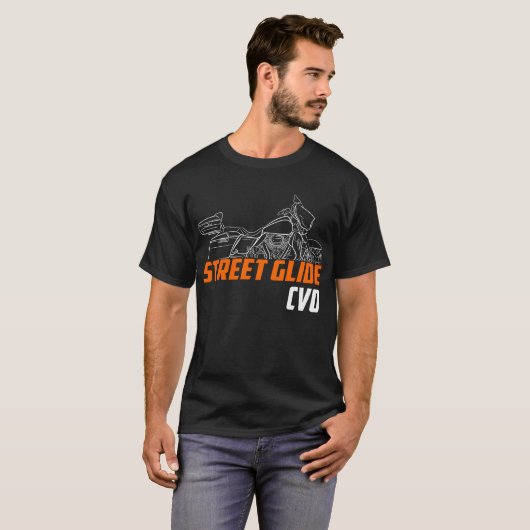 Harley-Davidson CVO Street Glide FLHXSE 2015-2019 Tシャツ (正面フル)
