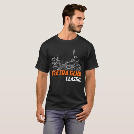 Harley-Davidson FLHC 80 Electra Glide Classic 1979 Tシャツ (正面フル)