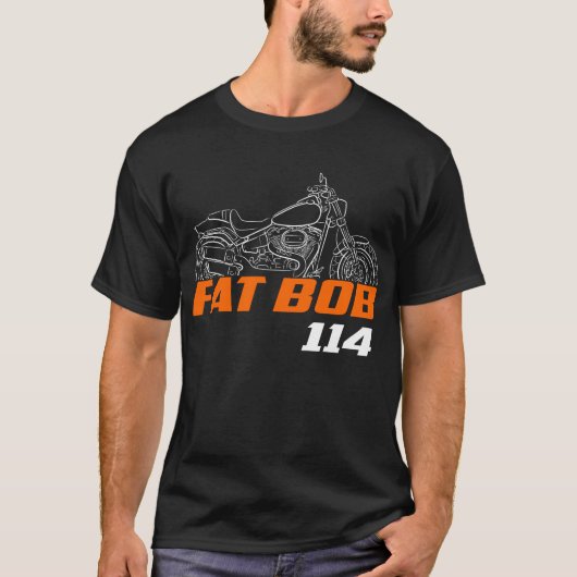 Harley-Davidson FXFBS Softail Fat Bob 114 2018-24 Tシャツ (正面)
