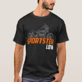 Harley-Davidson Sportster XL 883 Low 2005-2010 Tシャツ (正面)