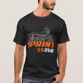 Harley-Davidson Sprint SS-350 1973-1974 Tシャツ (正面)