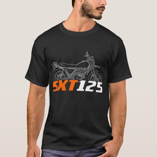 Harley-Davidson SXT-125 1976-1978 Tシャツ (正面)