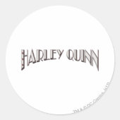 Harley Quinn - Logo ラウンドシール (正面)