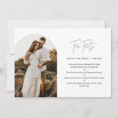 HARLOWおもしろい新郎新婦カードに関する事実 招待状 (正面)