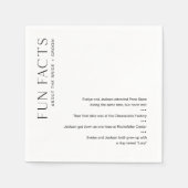 HARLOWおもしろい結婚ファクトのナプキン(50セット) スタンダードカクテルナプキン (正面)