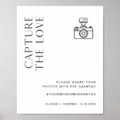 HARLOWが愛のハッシュタグ結婚のサインを撮る ポスター (正面)