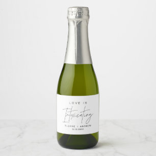HARLOWの愛結婚がミニに酔っている スパークリングワインラベル