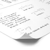 HARLOWの最初の誕生日マイルストーンインフォグラフィック8x10 ポスター (角)