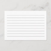 HARLOWの結婚アドバイスとウィッシュズカード エンクロージャーカード (裏面)