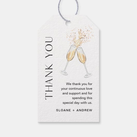 HARLOWの結婚トーストありがとうメッセージカード ギフトタグ (裏面)