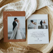 HARLOWの結婚駆け落ち私たちは結び目を結んだ – Sienna 招待状