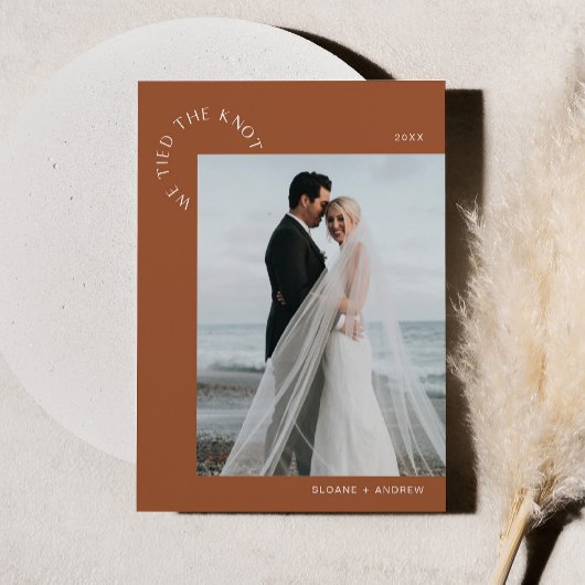HARLOWの結婚駆け落ち私たちは結び目を結んだ – Sienna 招待状