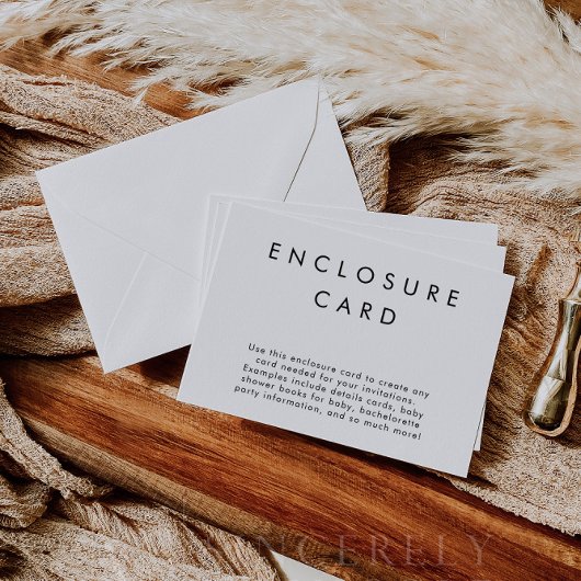 HARLOWエンクローモダンミニマルションカード サンキューカード