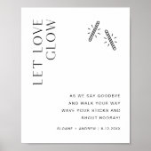 HARLOWグロースティック結婚の送信オフの標識 ポスター (正面)