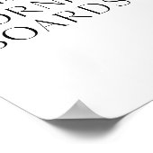 HARLOWコーンホールボードゲストブックサイン ポスター (角)