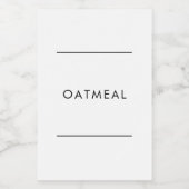 HARLOWパントリーラベル フードラベル (シングルラベル)