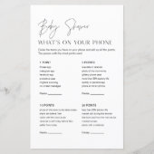 HARLOWベビーシャワーあなたの電話ゲームの何 (正面)