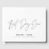 HARLOWミニマモダンリ最高のマリ・デー・エバ結婚ーズ ゲストブック (正面)