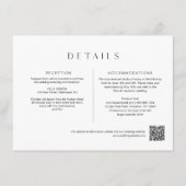 HARLOWミニマ結婚リストの詳細6.5x4.25 エンクロージャーカード (正面)