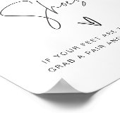 HARLOWモダン踊りシューズフリップフロッ結婚プ ポスター (角)