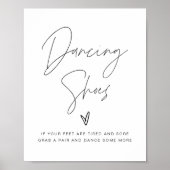 HARLOWモダン踊りシューズフリップフロッ結婚プ ポスター (正面)